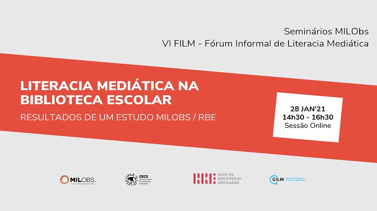 Seminário “Literacia Mediática na Biblioteca Escolar”